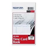 Office Products : RED4K406 - Daily Employee Time Card