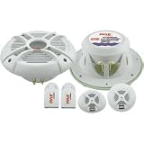 Pyle PLMR65C Hydra Series 250W 6.5-Inch 2 Way Marine Component Speaker System
