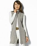 Lauren by Ralph Lauren Plus Size Long Sweater Vest