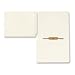 Smead End Tab Fastener Folder, Letter, Straight, 2-Inch Prong B Style #5 Fastener, Manila, 50 per Box (34111)