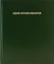 BookFactory® Liquid Oxygen Register - 120 Page, 8.5"x11", Green Hardbound (XLog-120-7CS-A-L-Green(Liquid Oxygen Register))