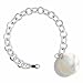 Sterling Silver Genuine Mother of Pearl Bracelet