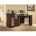 Bush Furniture Vantage Corner Desk, Harvest Cherry