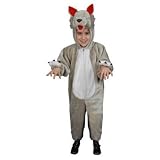 Kids Plush Wolf Costume - Size Toddler T2