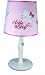 Children's Pink & White Hello Kitty Wood Table Lamp