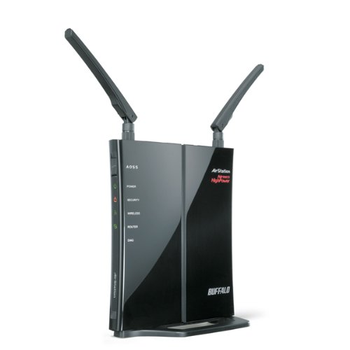 Buffalo Technology Nfiniti Wireless-N Essential High Power Router & Access Point WHR-HP-G300N