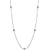 Jewelry : 14k White or Yellow Gold Diamond Station Necklace (1/2 cttw, H-I Color, I1 Clarity), 18"