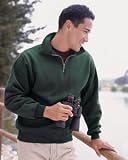 Quarter Zip Sweat Shirt 50/50 Blend 9.3 oz. by Jerzees (Style# 4528M)
