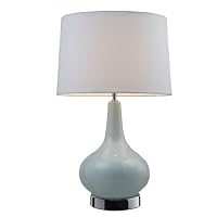 Dimond 3938/1 27-Inch Tall 1-Light Table Lamp, Silver and Chrome Finish