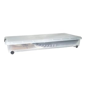 <b>Underbed Storage Box with Wheels - Set of 3 by Iris®</b>