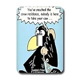 Londons Times Funny Food Coffee other Digestibles - Crow Answering Machines - Light Switch Covers - single toggle switch