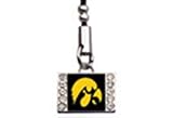 Crystal Cell Phone Charm Iowa Hawkeyes