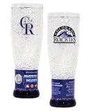 Colorado Rockies Crystal Pilsner Glass