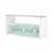 Techlink Bench - Designer Stand For LCD & Plasma TV Up To 50" or 60kg - White Gloss Finish with Clear & Frosted Glass