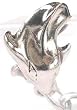 Dolphin Pewter Pocket Clip Key Chain Keychain
