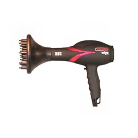 Buy Wigo Europe WG5124 Tourmaline Tools 1875 Watt Professional Dryer with Ionic Technology by Wigo Europe