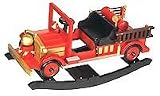 Guidecraft Retro Rocker Fire Engine