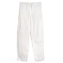 Unisex Solid Color Scrub Pant - White