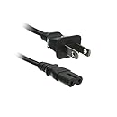 CableWholesale Generic 6-Feet Two-Hole Notebook Power Cord Cable (10W1-13206)