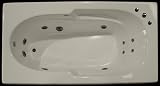 Splash Baths Jetted Whirlpool Bathtub Luxury Series Acrylic Bathtub 60