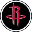 Houston Rockets Color Auto Emblem - Basketball Sports Merchandise