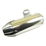 Jaguar Power Sports Dirt Bike Performance Muffler Chrome 