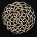 Metallic Gold Hair Net Crocheted Hair Bun Cover- MEDIUM