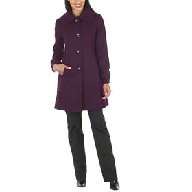 Mossimo&reg; Wool Jacket W  Pleats - Violet by Mossimo
