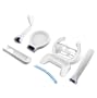 6 in 1 Sports Pack for Wii Remote Controller Baseball Bat + Golf Club + Tennis Racket + Racing Wheel + Remote Handle Grip + Wrist Strap