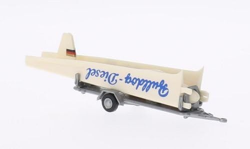 trailer glider, Lanz, on transportation trailer , Model Car, Ready-made, Busch 1:87