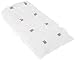 Ink+Ivy Embroidered Euro Sham Euro Sham/White