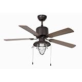 Produkt-Bild: Deckenventilator "Bora" in Rostbraun