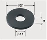 INAX・LIXIL　立型水石けん入れ容器下パッキン　【50-291(1P)】　[トイレ部品＞洗面手洗器＞水石鹸入れ]