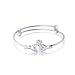 Bling Jewelry Sterling Silver Claddagh Baby Childrens Bangle Bracelet Expandable
