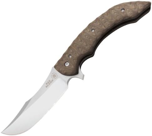 Persian, Layered G10 Scaled Handle, Flipper Plain w/Clip Camping,Hiking,Travel