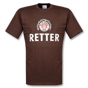 St Pauli ‘Retter’ T-Shirt braun-M