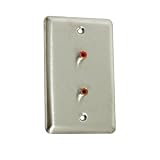 Duplex Wall Plate w/ 2 RCA / PHONO