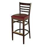 IMAGE OF Alston Quality 3637/30/Cherry/Tiger Lily Diana Upholstered Bar