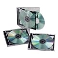 Fellowes Model 98320 Double Jewel Cases (10-Count, Black)