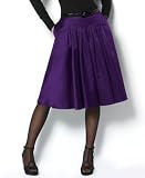 Lauren by Ralph Lauren Satin Full Skirt