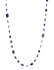 Margo Morrison New York Faceted Blue Lapis, Gold Vermeil Long Necklace