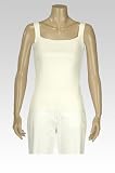 Petite Cotton Knit Square Neck Tank
