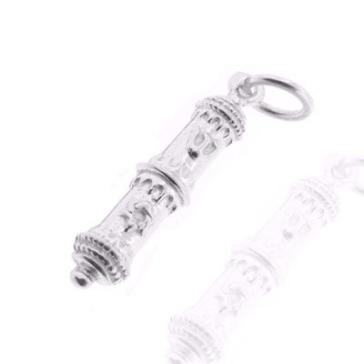 925 Sterling Silver Jewelry, Jewish Faith Charm, Adjustable Fit, Plus Free Special Gift Pouch