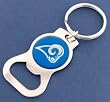 St. Louis Rams Bottle Opener Keychain