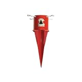 Heavy Duty Outdoor Christmas Tree Stand - For Real Live Trees up to 7 Feet Tall