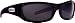 ANARCHY Mens Shiny Black BLACKEN (CORY LOPEZ) Sunglasses with Smoke Lenses