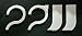 22 TIS DUB Chrome Emblem Badge
