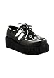 2 Inch Platform Creeper Women's Size Shoe With Kitty Print