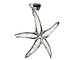 Lab Created Opal Pendant STERLING SILVER .925 White Star