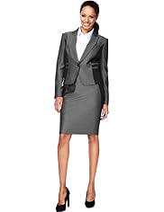 Peak Lapel 1 Button Panelled Jacket
